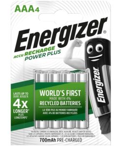 ENERGIZER - WIEDERAUFLADBARE BATTERIEN AAA4 BLISTER 4