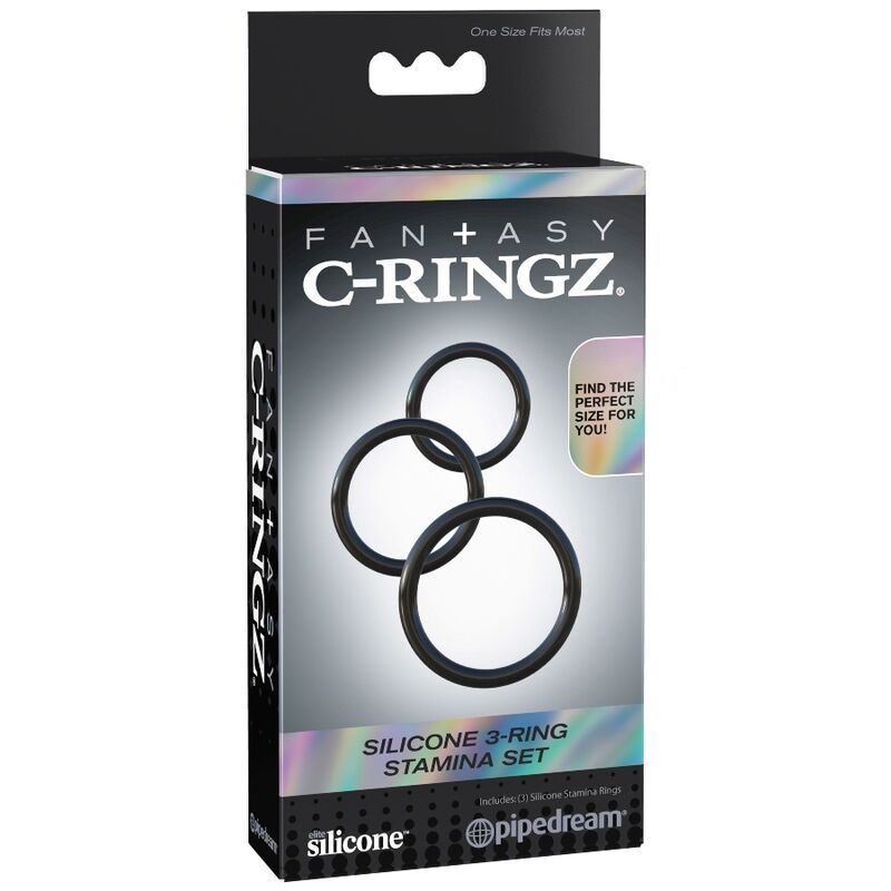 FANTASY C-RINGZ - SILIKON 3 RING STAMINA SET – Bild 3
