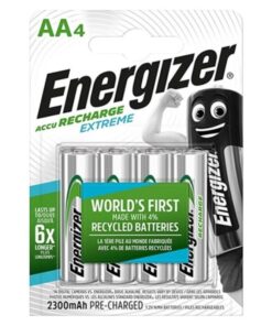 ENERGIZER - EXTREME WIEDERAUFLADBARE BATTERIE HR6 AA 2300 mAh 4 EINHEIT