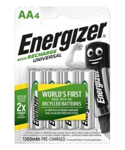 ENERGIZER - UNIVERSAL WIEDERAUFLADBARE BATTERIE HR6 AA 1300 mAh 4 EINHEIT