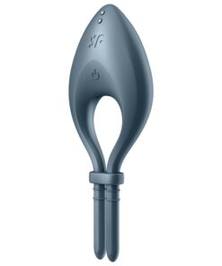 SATISFYER - BULLSEYE RING VIBRATOR APP GRAU