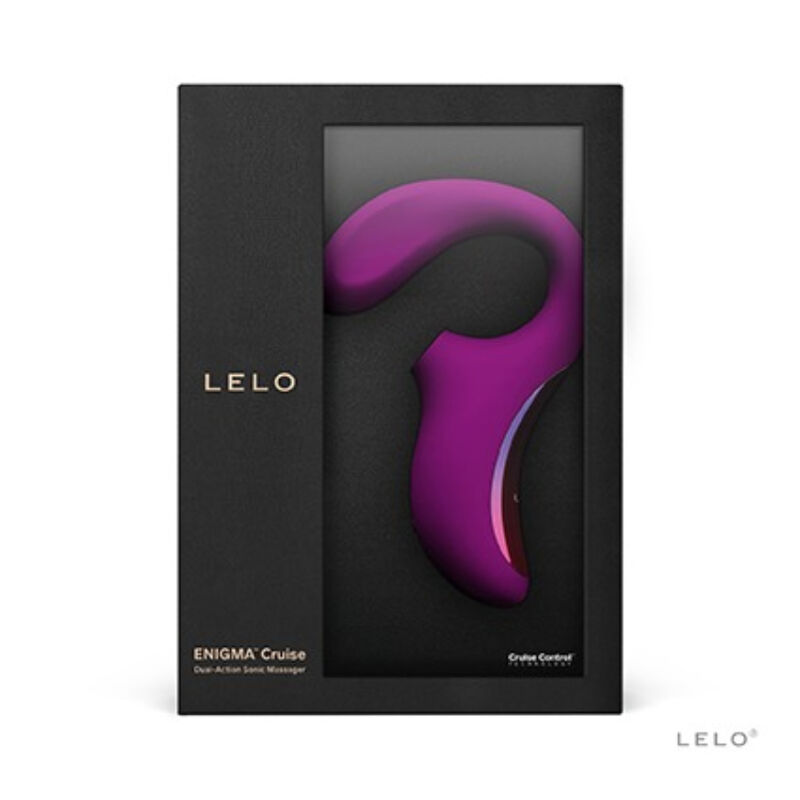 LELO - ENIGMA CRUISE DOUBLE STIMULATION SONIC MASSAGER DEEP ROSE – Bild 3