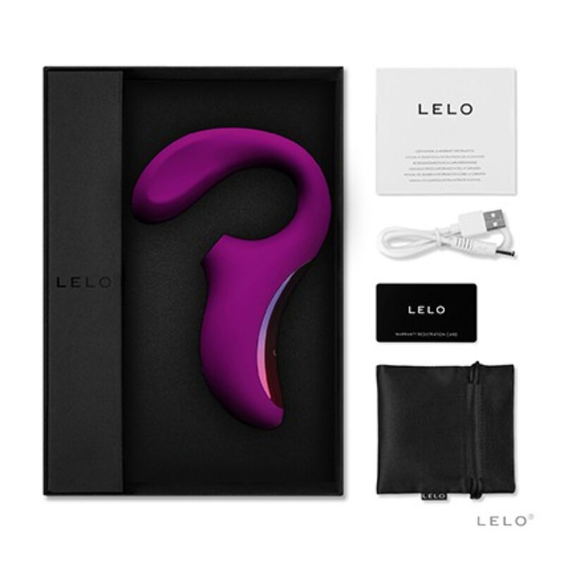LELO - ENIGMA CRUISE DOUBLE STIMULATION SONIC MASSAGER DEEP ROSE – Bild 4