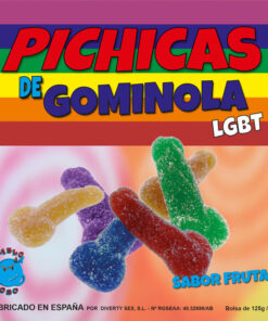 PRIDE - PENIS-GUMMIBRCHEN MIT ZUCKER LGBT