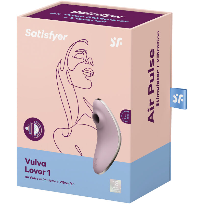 SATISFYER - VULVA LOVER 1 ESTIMULADOR Y VIBRADOR AZUL – Bild 4