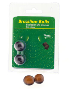 TALOKA - 2 BRASILIANISCHE KUGELN SCHOKOLADEN-INTIM-GEL