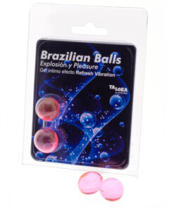 TALOKA - 2 BRASILIANISCHE BLLE, ERFRISCHENDES VIBRATIONSEFFEKT, AUFREGENDES GEL
