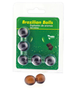TALOKA - 5 BRASILIANISCHE KUGELN SCHOKOLADEN-INTIM-GEL