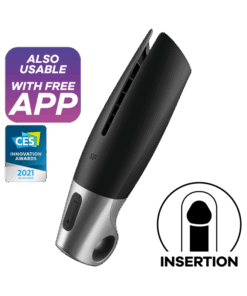 SATISFYER - POWER MASTURBATOR SCHWARZ