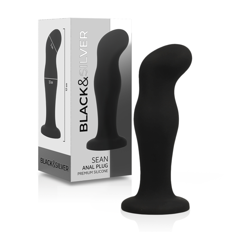 BLACKSILVER - SEAN PLUG ANAL PREMIUM SILIKON SCHWARZ
