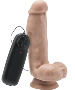 GET REAL - DILDO 12 CM MIT KUGELN VIBRATOR HAUT