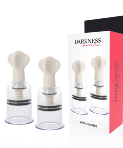 DARKNESS - TRANSPARENTE, BRUSTWARNCHEN-STIMULIERENDE WELLEN, 5 CM DIMENSION