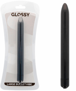 GLOSSY - SCHLANKER VIBRATOR SCHWARZ