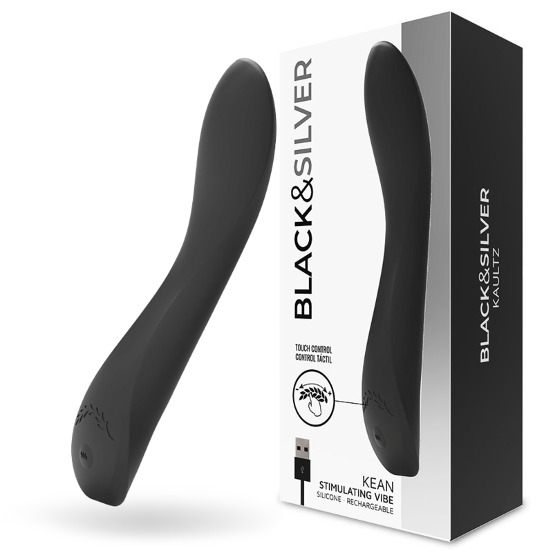 BLACKSILVER - KEAN VIBRATOR TOUCH-STEUERUNG
