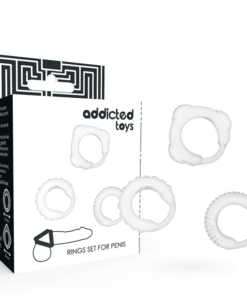ADDICTED TOYS - C-RING-SET KLAR