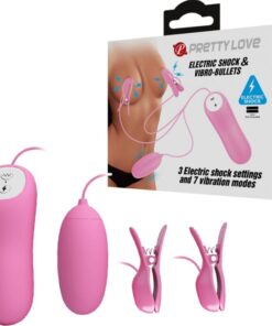 PRETTY LOVE - PINZETTE MIT VIBRATION UND ROSA ELETROSCHOCK