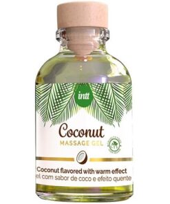 INTT - VEGANES MASSAGEGEL MIT KOKOSNUSSGESCHMACK UND ERWRMENDER WIRKUNG