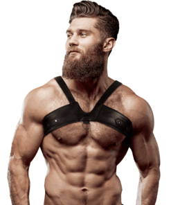 FETISH SUBMISSIVE ATTITUDE - BRUSTGURT AUS ÖKOLEDER FÜR HERREN BRIGADE