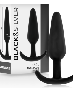 BLACKSILVER - KAEL SILIKON ANALPLUG MIT MITTLEREM GRIFF