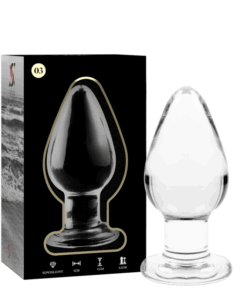 NEBULA SERIES BY IBIZA - MODELO 3 PLUG CRISTAL TRANSPARENTE 11 CM -O- 5 CM