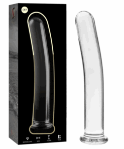 NEBULA SERIES BY IBIZA - MODELO 9 DILDO CRISTAL TRANSPARENTE 15.5 CM -O- 2.5 CM