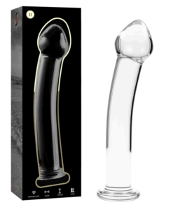 NEBULA SERIES BY IBIZA - MODELO 11 DILDO CRISTAL TRANSPARENTE 16 CM -O- 3 CM