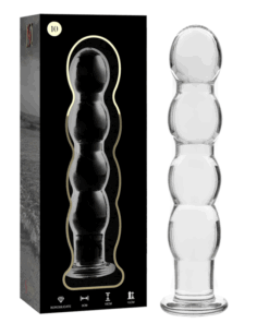 NEBULA SERIES BY IBIZA - MODELO 10 DILDO CRISTAL TRANSPARENTE 16.5 CM -O- 3.5 CM