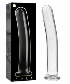 NEBULA SERIES BY IBIZA - MODELO 17 DILDO CRISTAL TRANSPARENTE 18.5 CM -O- 3 CM