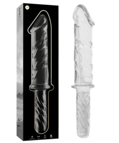 NEBULA SERIES BY IBIZA - MODELO 24 DILDO CRISTAL TRANSPARENTE 28.5 CM -O- 5 CM