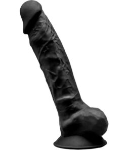 SILEXD - MODELL 1 REALISTISCHER PENIS PREMIUM SILEXPAN SILIKON SCHWARZ 23 CM