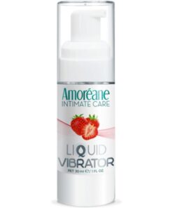 AMOREANE  VIBRIERENDE FLÜSSIGE ERDBEERE 30 ML
