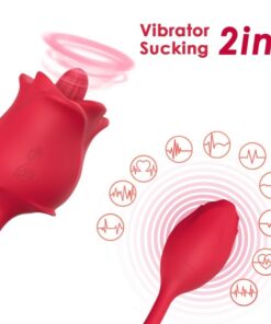 ARMONY - ROSA STIMULATOR  VIBRATOR COLA RED