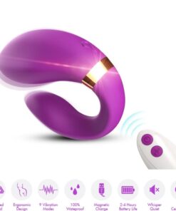 ARMONY - CRESCENT VIBRATOR FÜR PAARE, FERNBEDIENUNG, LILA