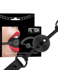 FETISH SUBMISSIVE BONDAGE - ATMUNGSAKTIVER BALLKNOPF AUS SILIKON