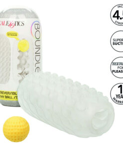 CALEXOTICS - BOUNDLESS REVERSIBLE SQUISHY BALL STROKE GRAU