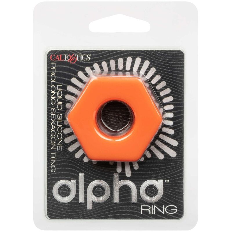 CALEXOTICS - ALPHA PROLONG SEXAGON RING ORANGE – Bild 2
