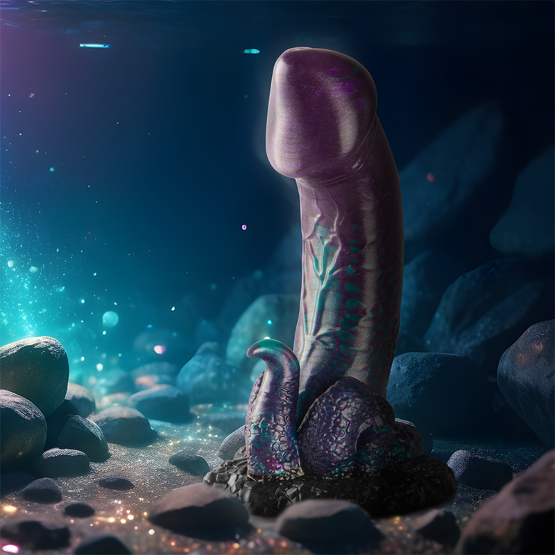 EPIC - BASILISK DILDO DOPPELT SCHUPPIG VERGNÜGEN, KLEINE GRÖSSE – Bild 2