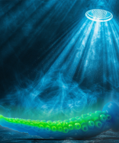 Alternative view of EPIC - SCYLLA FLUORESZIERENDER DÜNNER TENTAKEL-DILDO, GROSSE GRÖSSE