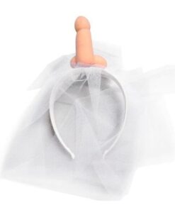 DIABLO PICANTE - WEISSER BRAUTSCHLEIER MIT PENIS