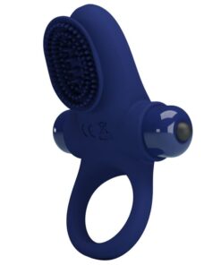 PRETTY LOVE - PALLE RING MIT VIBRATION BLAU