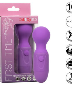 CALEXOTICS -  FIRST TIME WIEDERAUFLADBARES MASSAGERÄT 10 VIBRATIONEN LILA