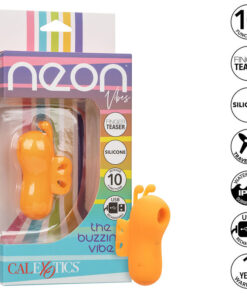 CALEXOTICS - NEON VIBES DER BUZZING VIBE FINGERSTIMULATOR 10 VIBRATIONEN ORANGE