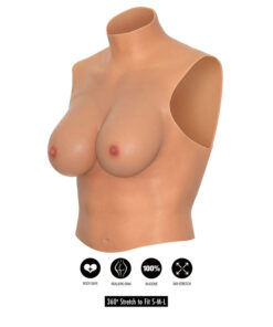 HIDDEN DESIRE - ALTER EGO TRAGBARES BRUSTSHIRT E-CUP FLESH
