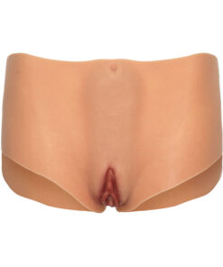 HIDDEN DESIRE - ALTER EGO OFFENER VAGINA- UND ARSCH-SLIP MIT MITTLERER TAILLE, HAUTFARBE