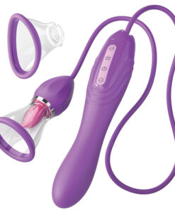 FANTASY FOR HER - ULTIMATE PLEASURE MAX SAUGSCHLAUCH MIT STIMULIERENDER ZUNGE LILA