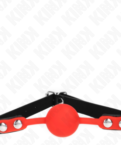 KINK - ROTER SILIKONBALL 4 CM KNEBEL 60 x 2 CM