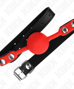 Alternative view of KINK - ROTER SILIKONBALL 4 CM KNEBEL 60 x 2 CM