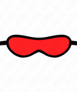 KINK - SCHUPPENTEXTURBANDAGE MIT ROT ABGEDECKTEM RAND 20 x 7 CM