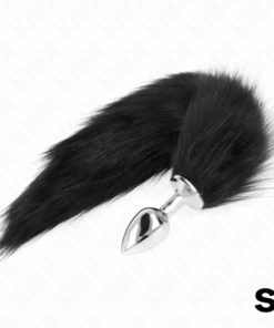 KINK - ANAL PLUG GRÖSSE S 7 X 3 CM MIT KUNSTSTOFFSCHWANZ 40 CM SCHWARZ