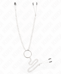 KINK - DREIFACH NIPPEL- UND KLITZISKLEMMEN MIT KETTE MODELL 1
